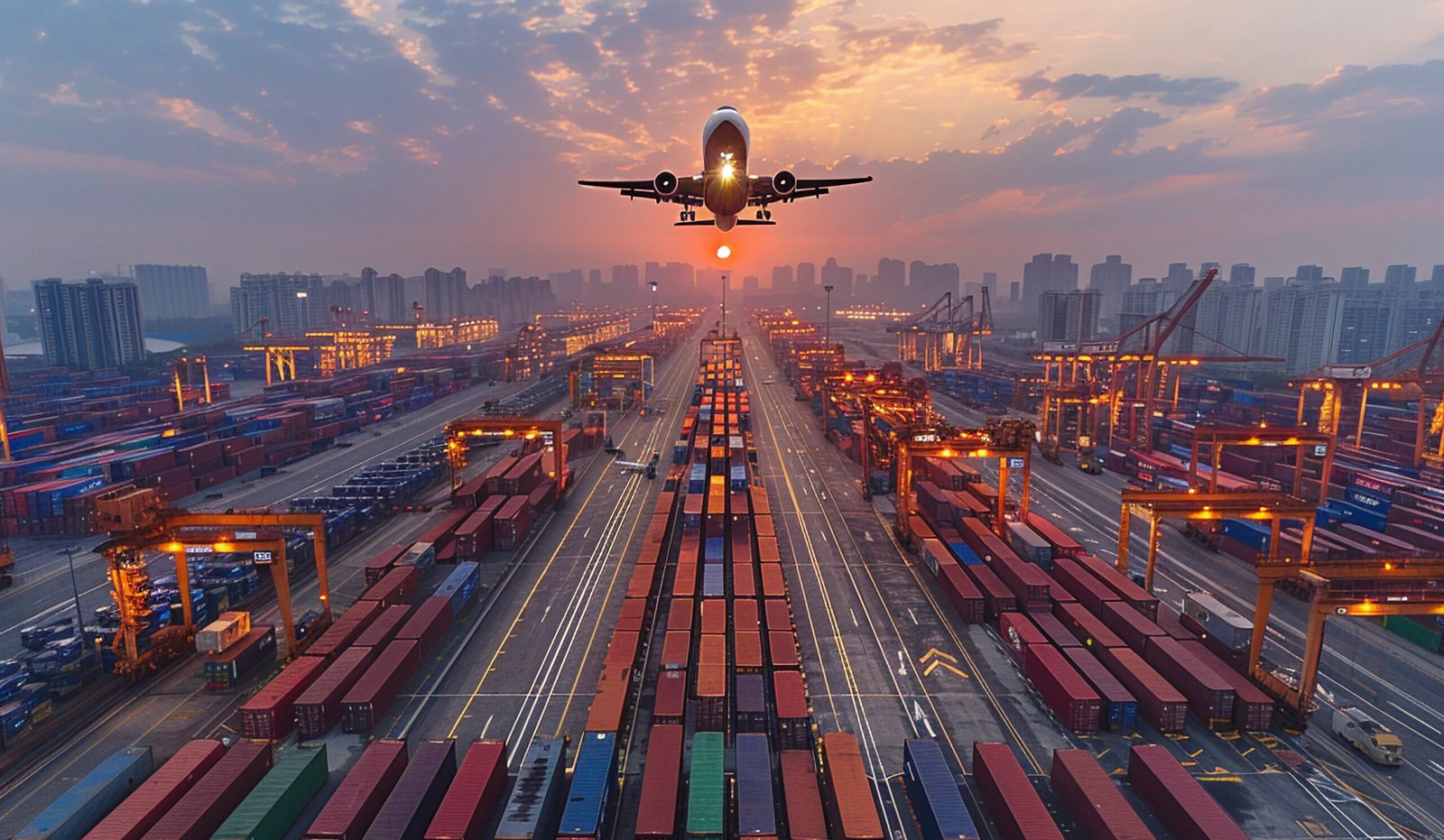Air, sea, and land transport options